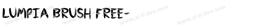 Lumpia Brush Free字体转换
